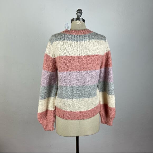 Aritzia Sunday Best Color Block Stripe Sweater - Picture 6 of 8